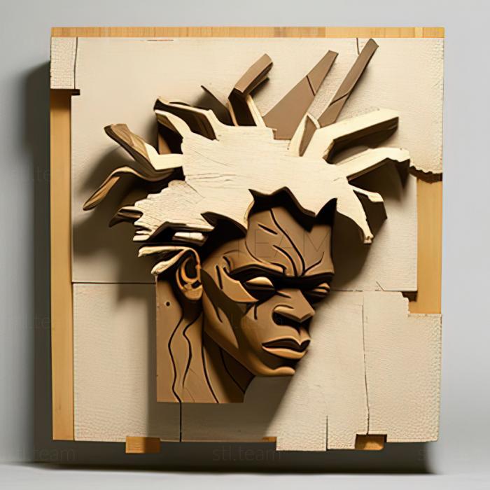 3D model Jean Michel Basquiat American artist (STL)
